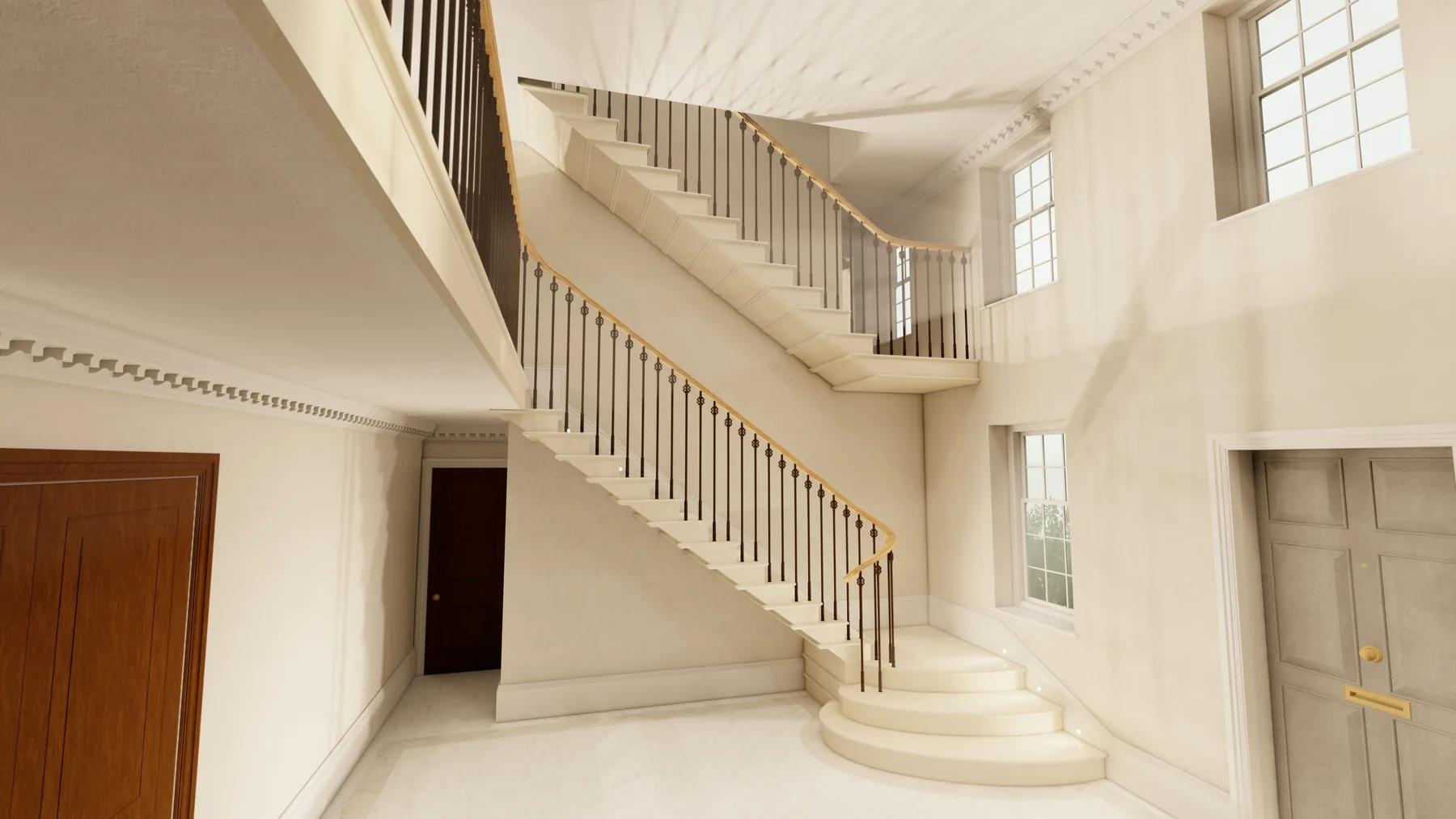 Architectural clay render study